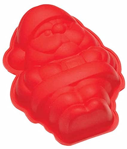Kitchen Craft Christmas Fayre Set of 2 Santa Silicone Moulds RRP £5.99 CLEARANCE XL £3.99